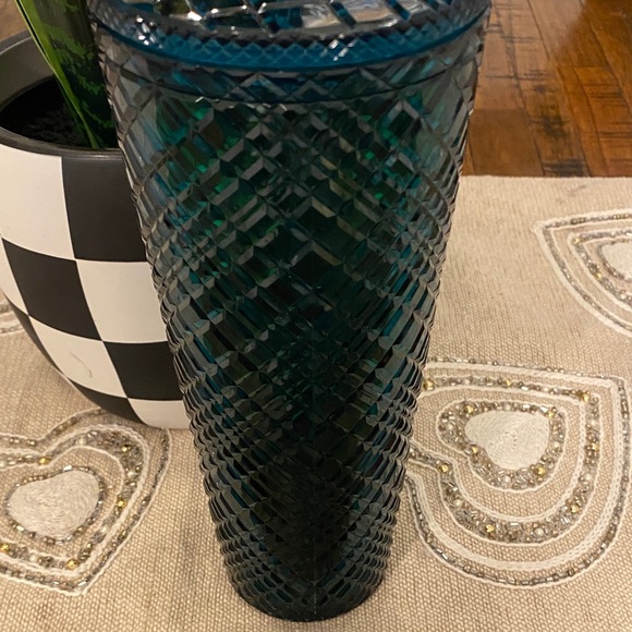 Starbucks Dark Teal Textured Tumbler with Straw - Picture 5 of 7